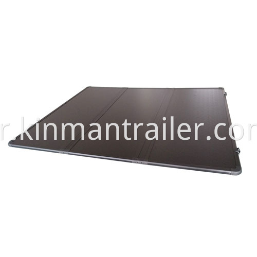 truck bed top hard solid tri-fold tonneau cover